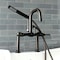 Aqua Vintage AE8405DL Deck Mount Clawfoot Tub Faucet, Oil Rubbed Bronze AE8405DL - alternate 4